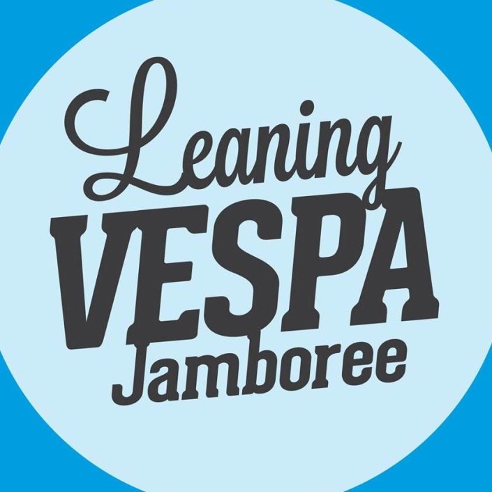 leaning vespa logo