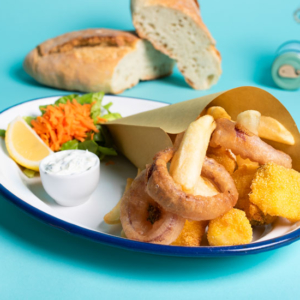 Fish & Chips con baccalà